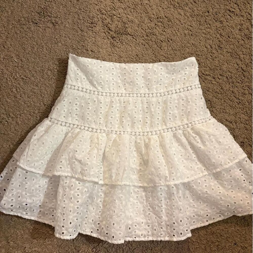 Shein Women's White Skirt